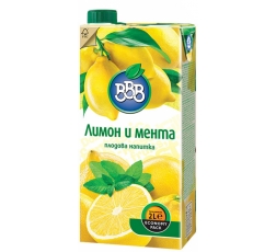 Плодова Напитка ВВВ Лимон и Мента 2 л